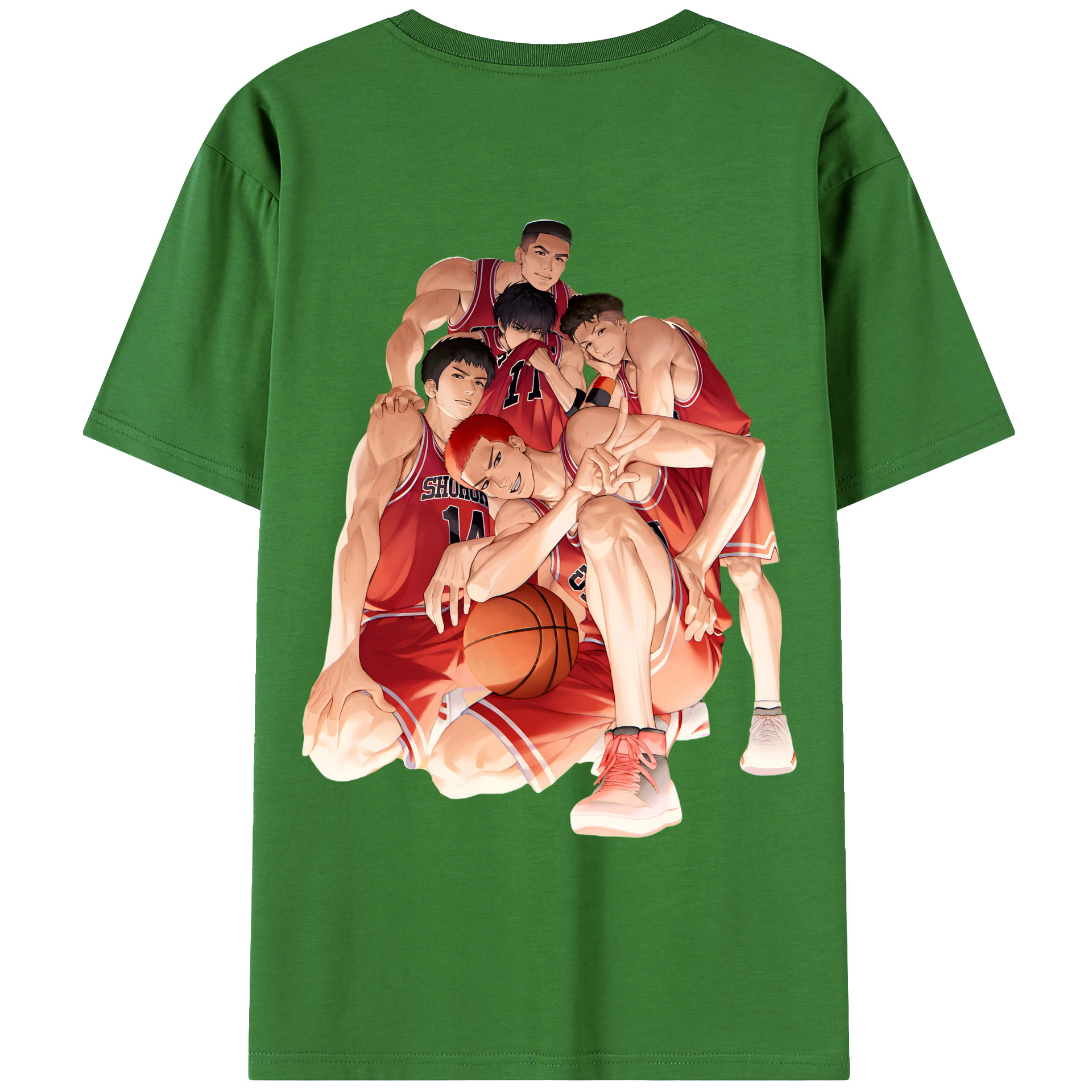 SLAM DUNK／スラムダンク レディース半袖Tシャツ(バックプリント)